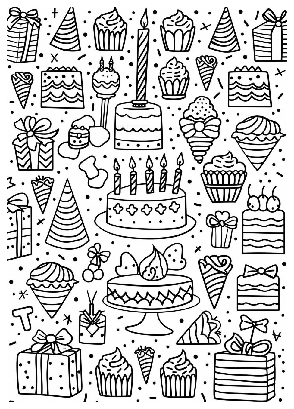 Birthday coloring pages-7