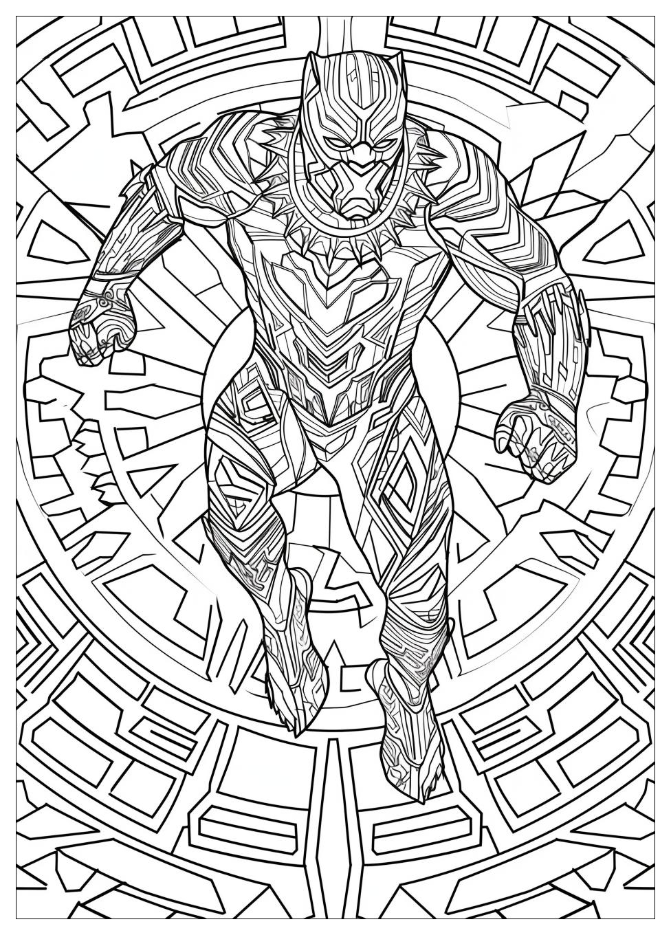 Black Panther Coloring Pages-19