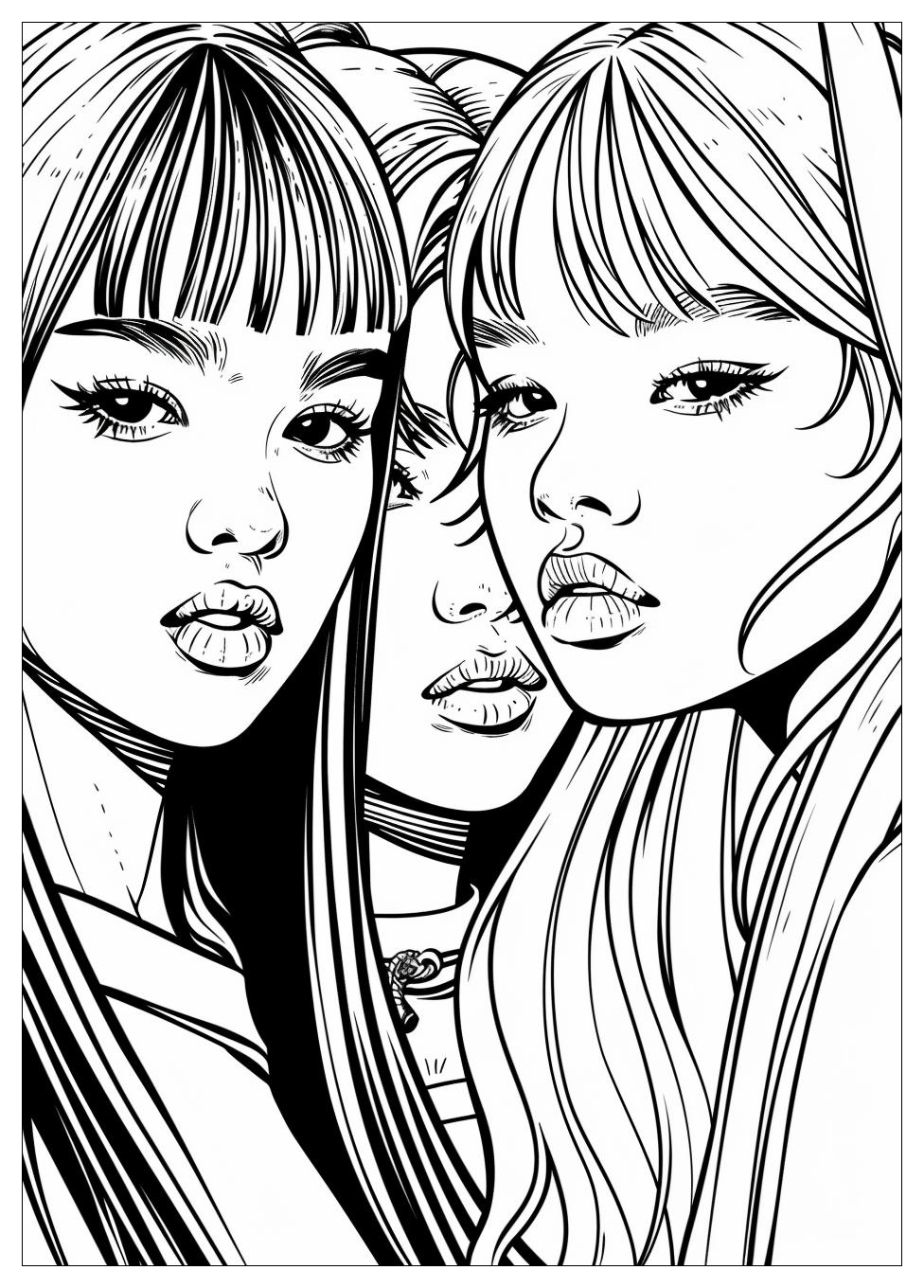 Blackpink Coloring Pages-10