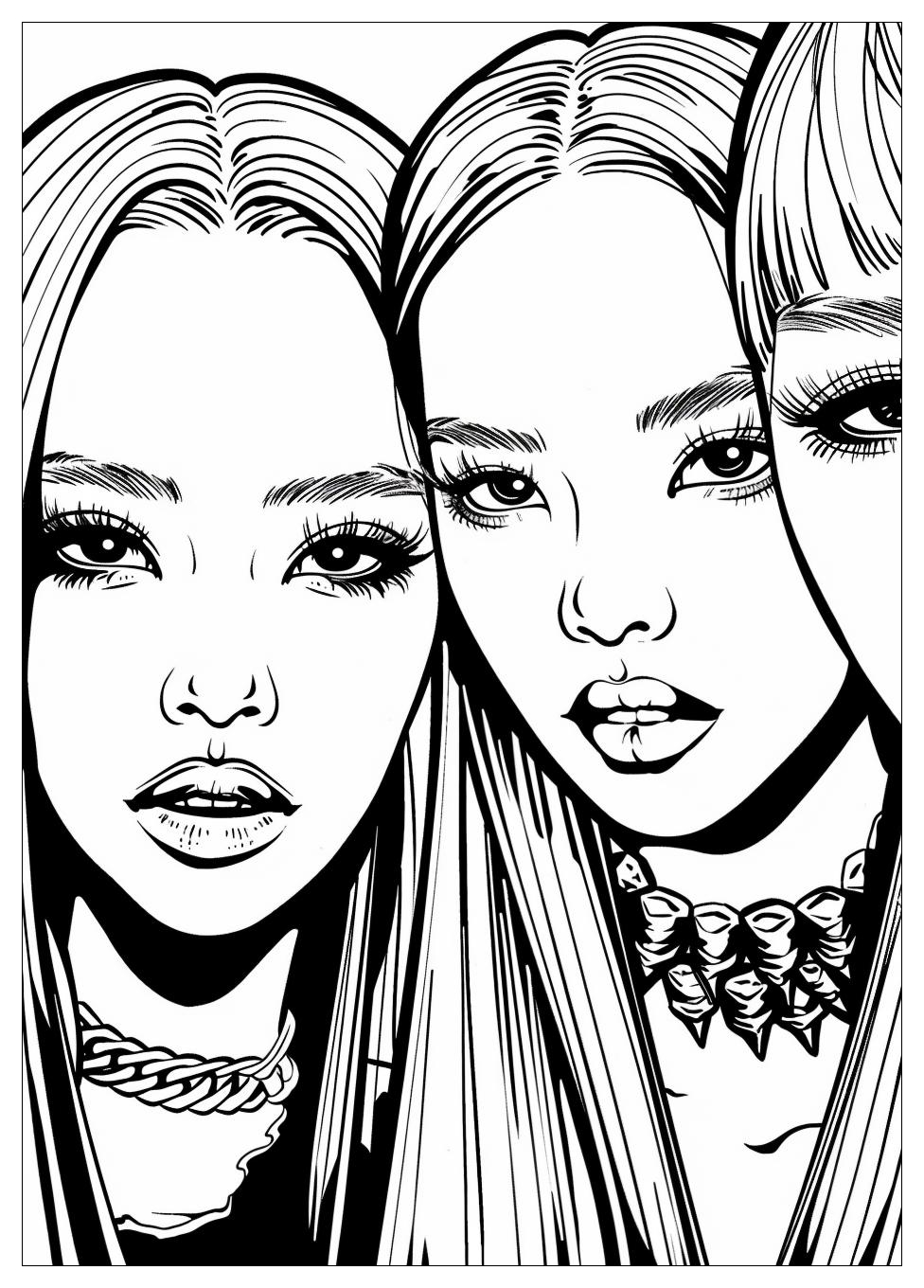 Blackpink Coloring Pages-11