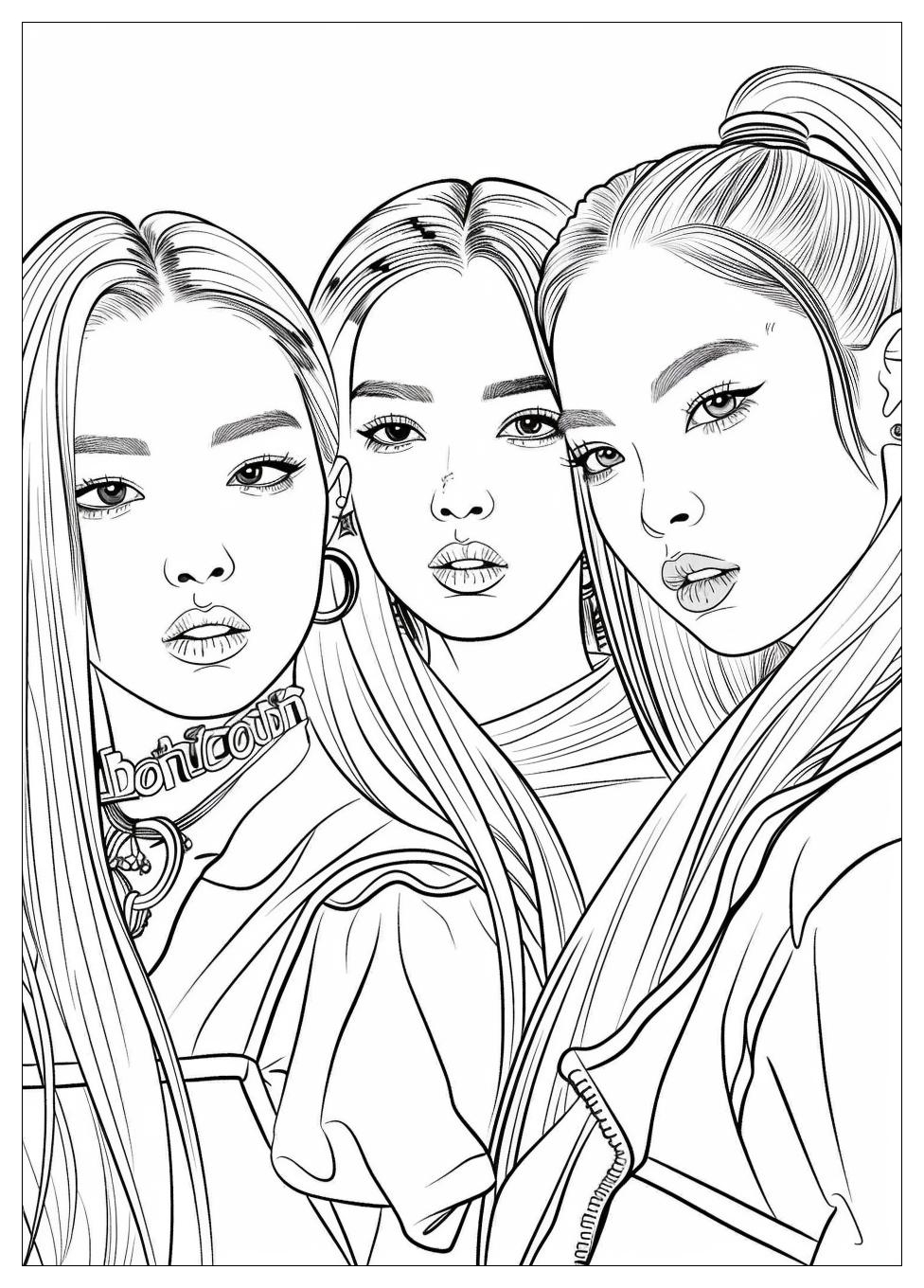 Blackpink Coloring Pages-12