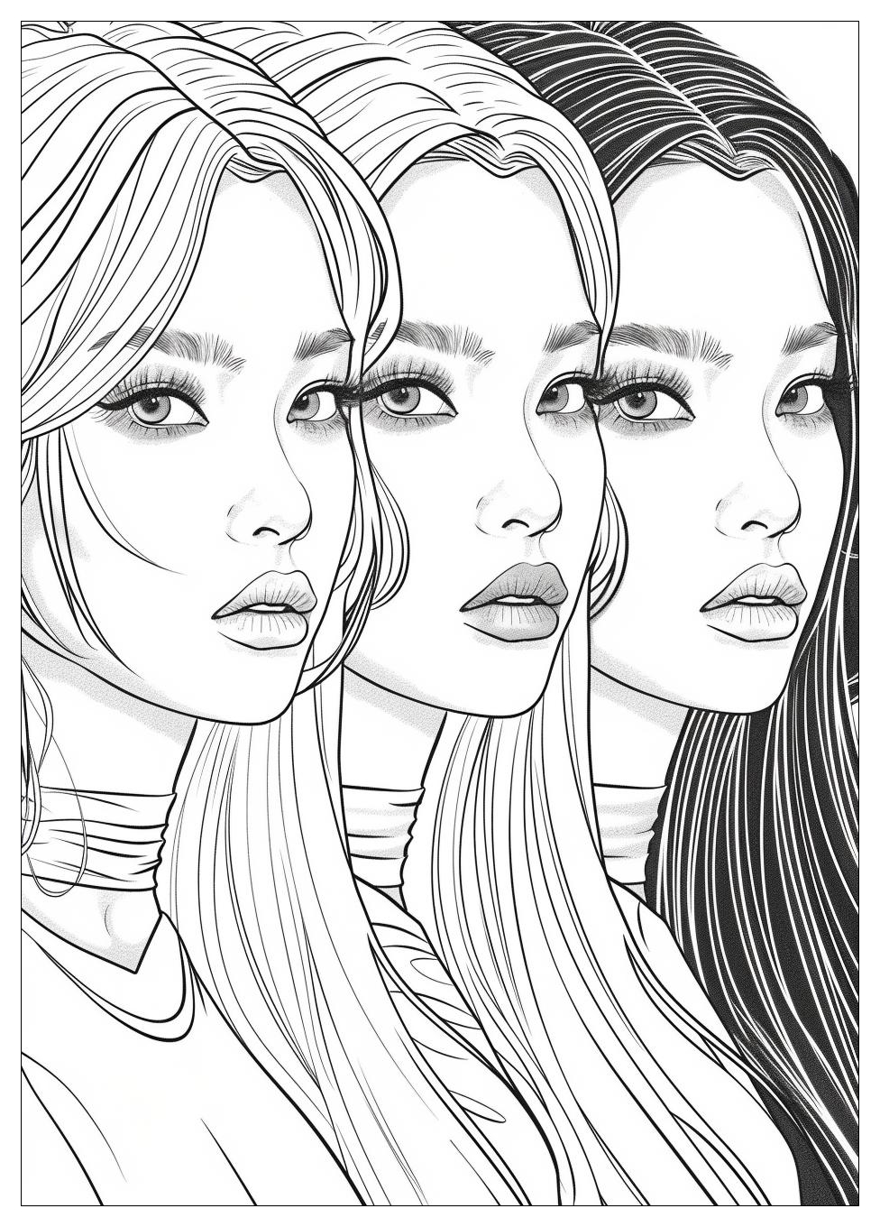 Blackpink Coloring Pages-13