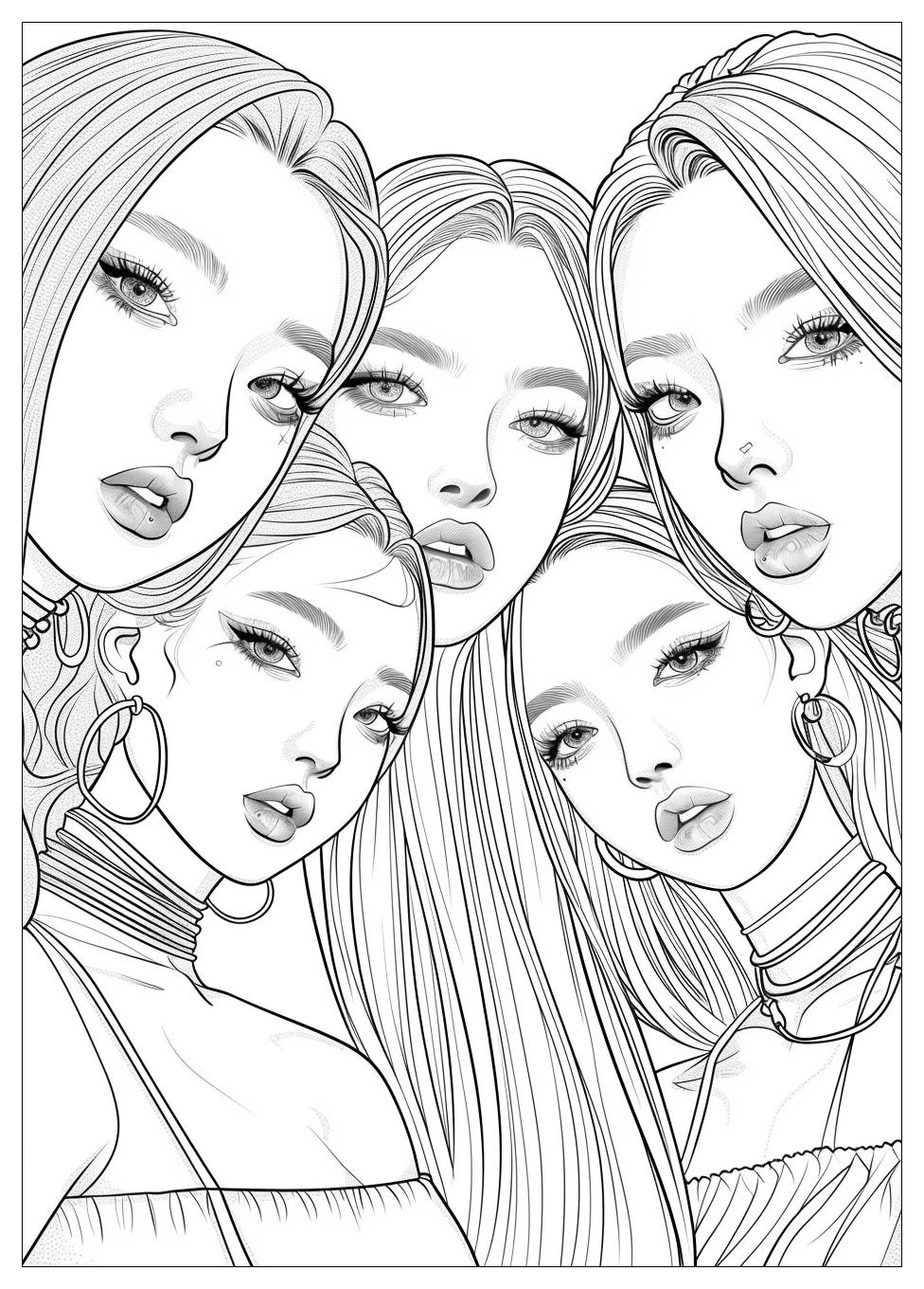 Blackpink Coloring Pages-15