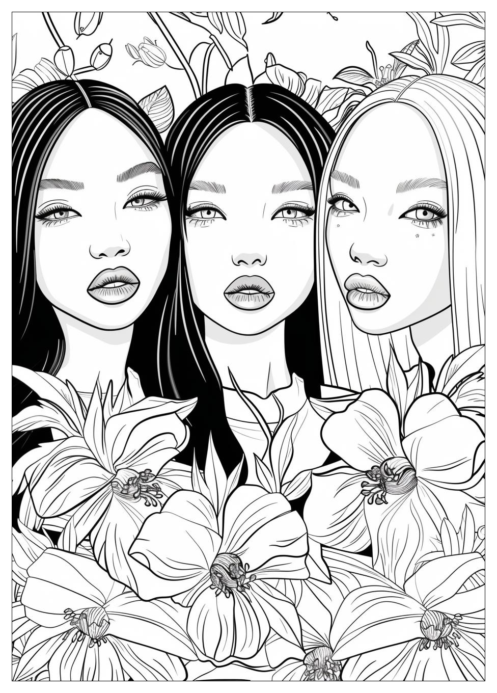 Blackpink Coloring Pages-18