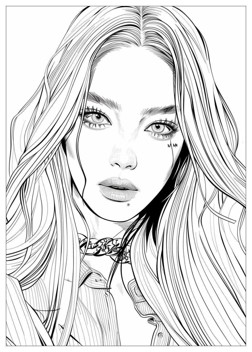 Blackpink Coloring Pages-19