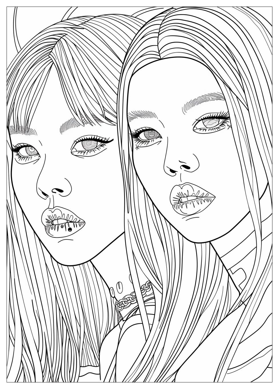 Blackpink Coloring Pages-2