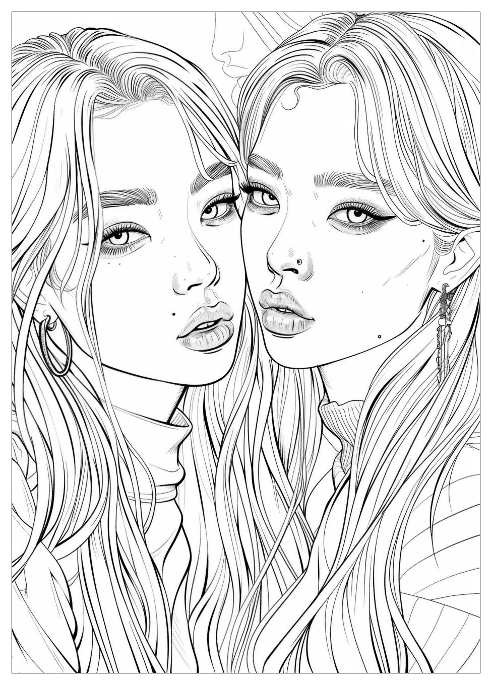 Blackpink Coloring Pages-20