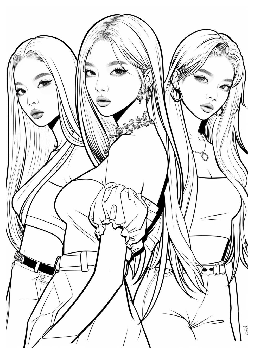 Blackpink Coloring Pages-5