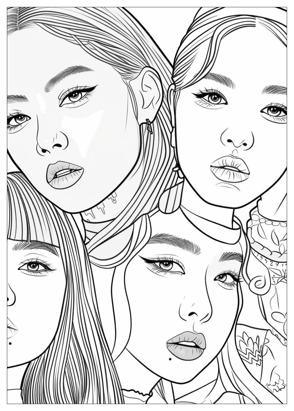 Blackpink Coloring Pages-6