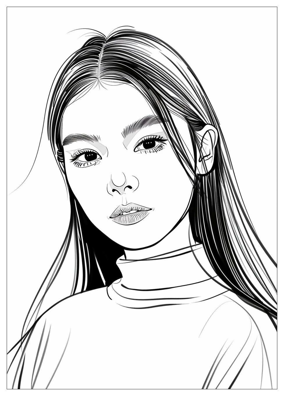 Blackpink Coloring Pages-8