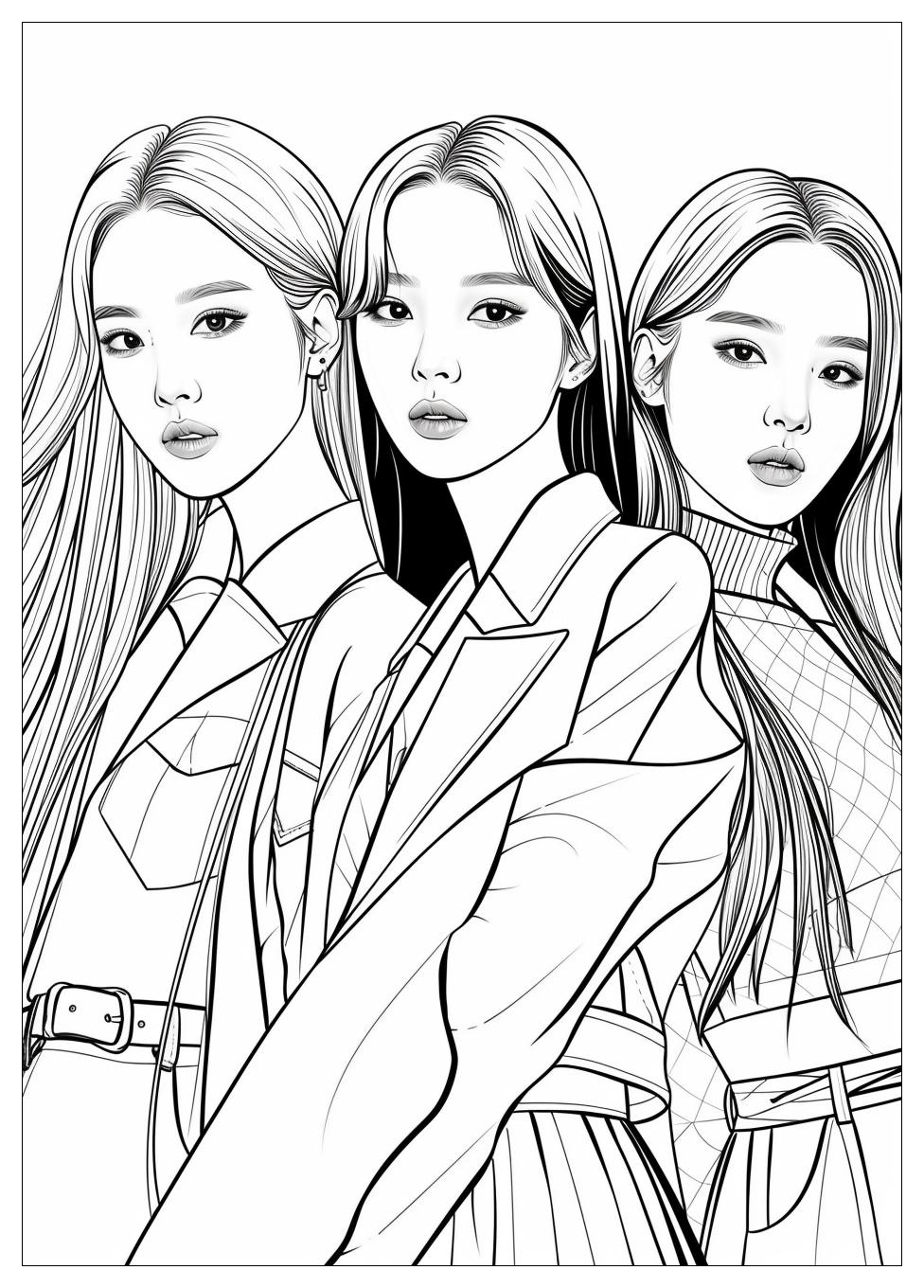 Blackpink Coloring Pages-9