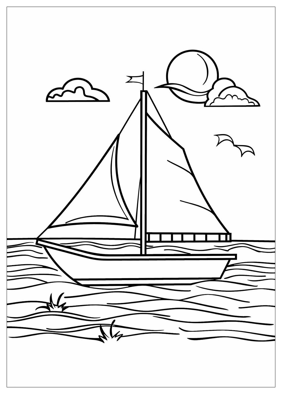 Boat Coloring Pages-1