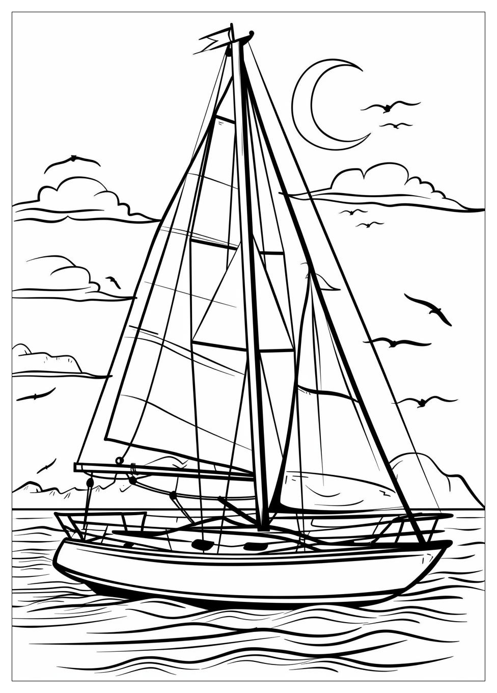 Boat Coloring Pages-11