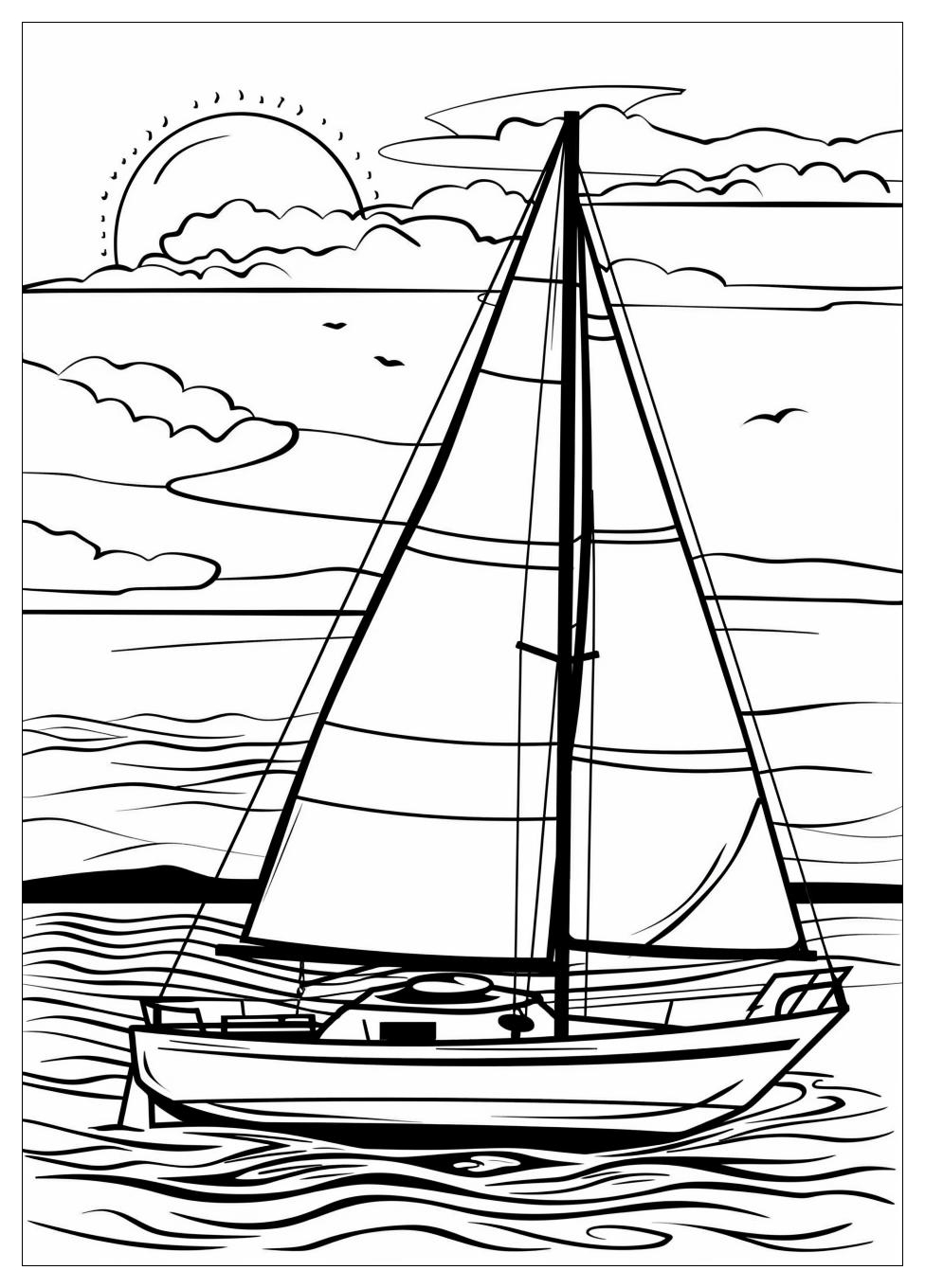 Boat Coloring Pages-12