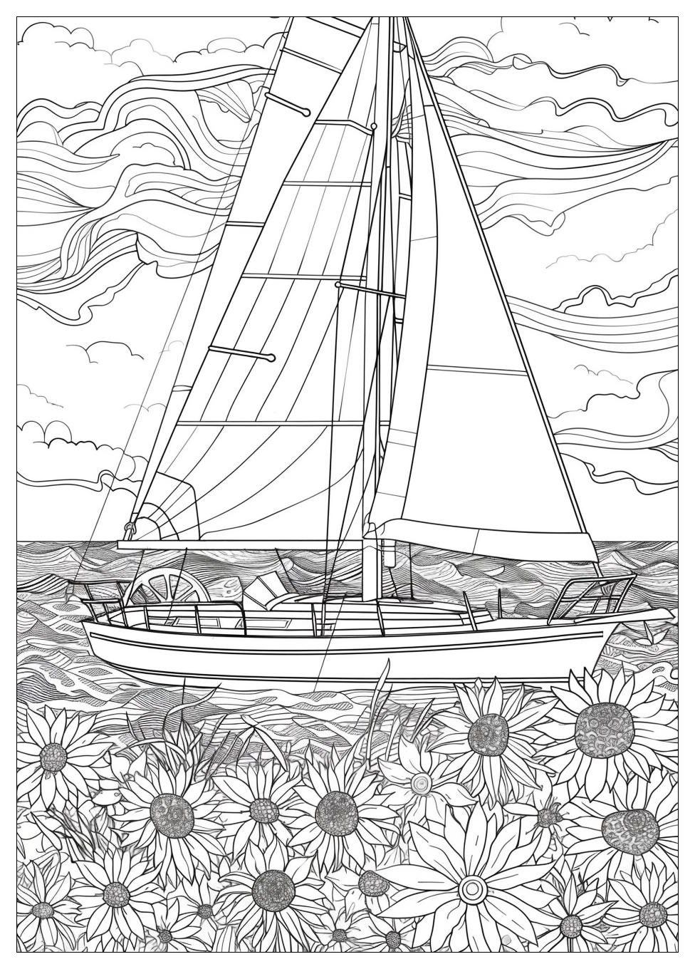 Boat Coloring Pages-14