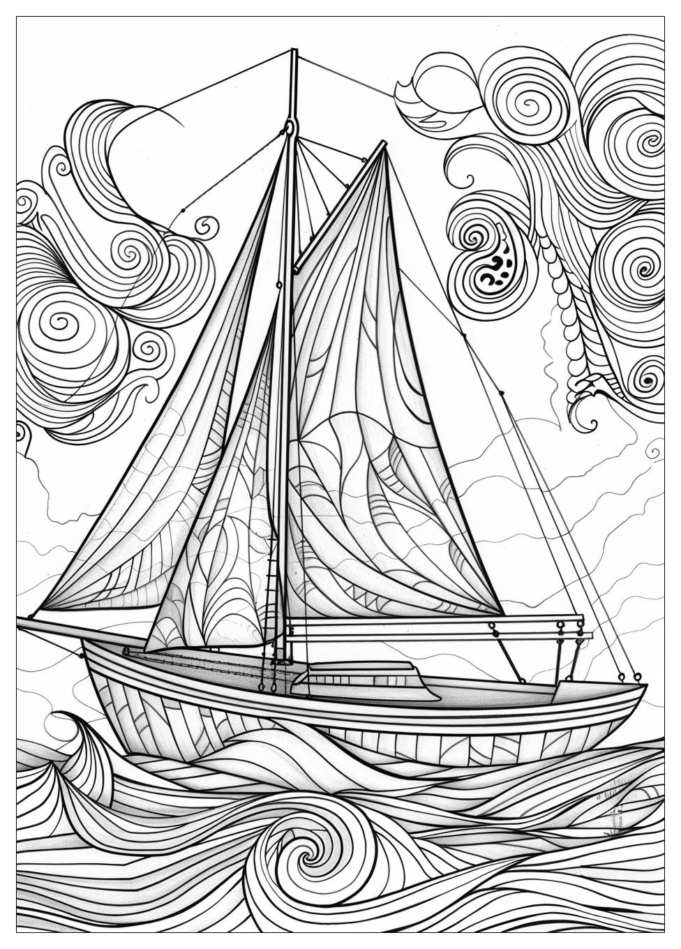 Boat Coloring Pages-15