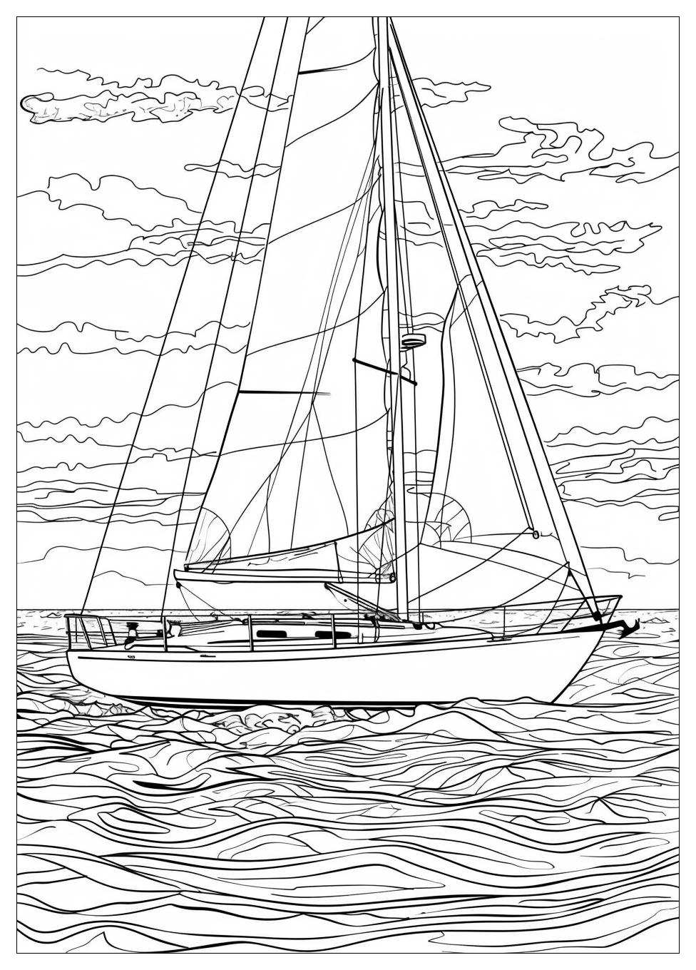 Boat Coloring Pages-16