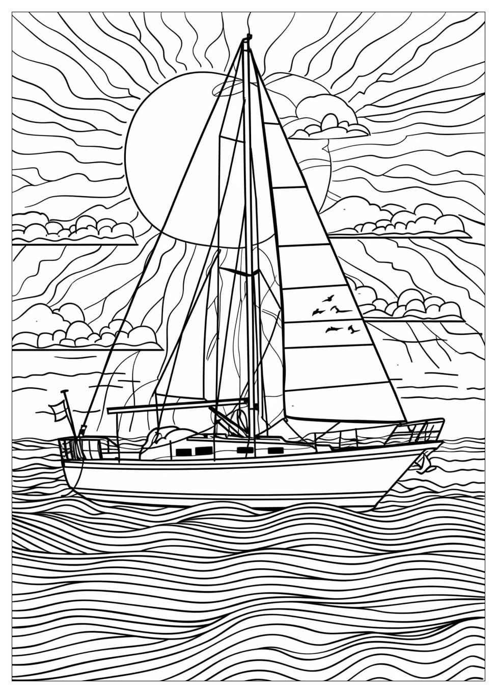 Boat Coloring Pages-17