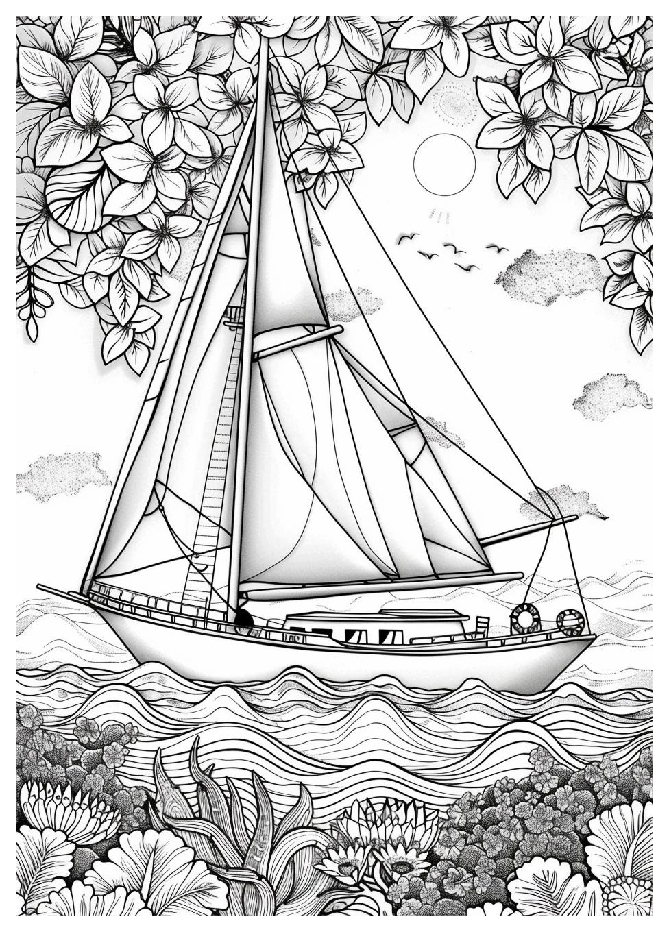 Boat Coloring Pages-18