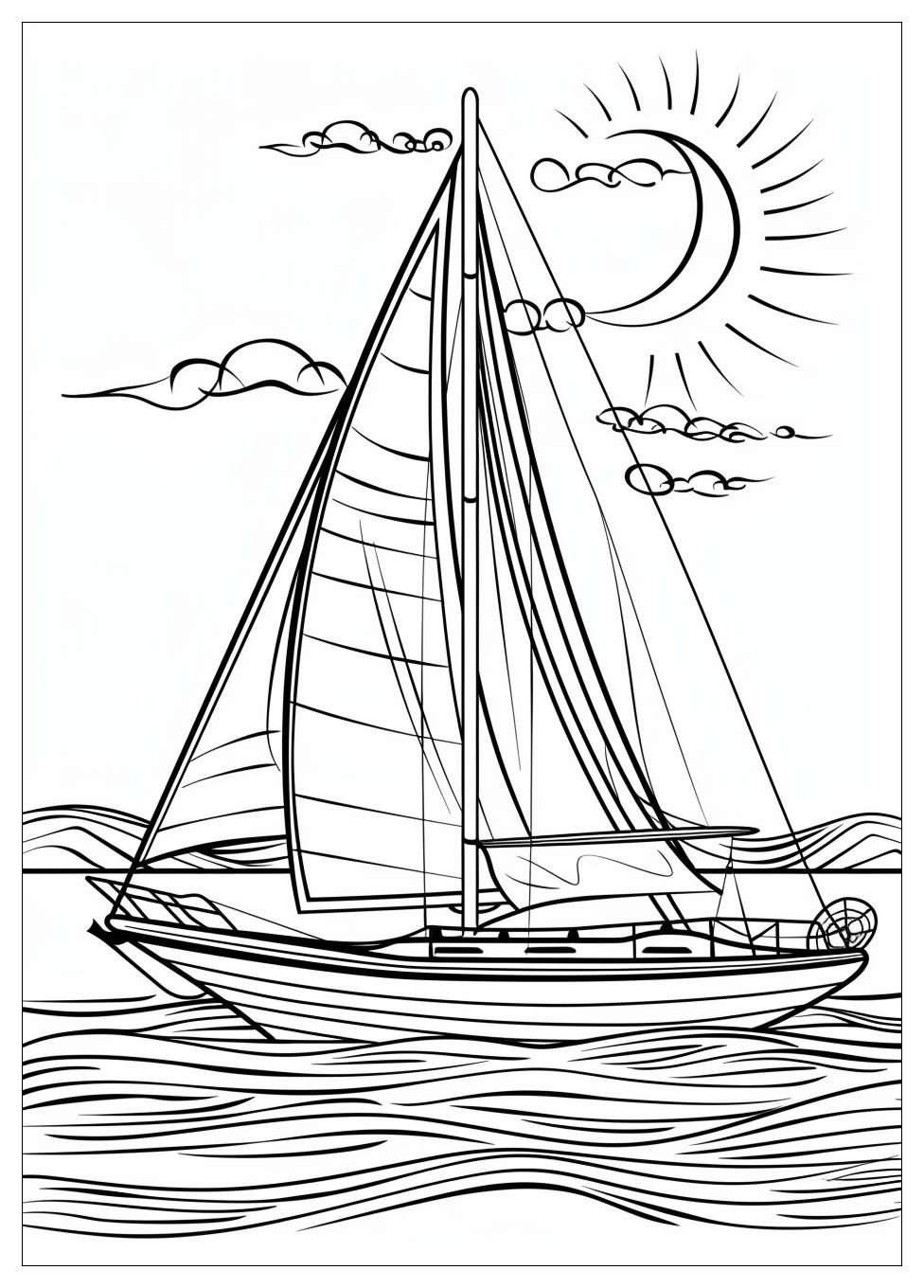 Boat Coloring Pages-19