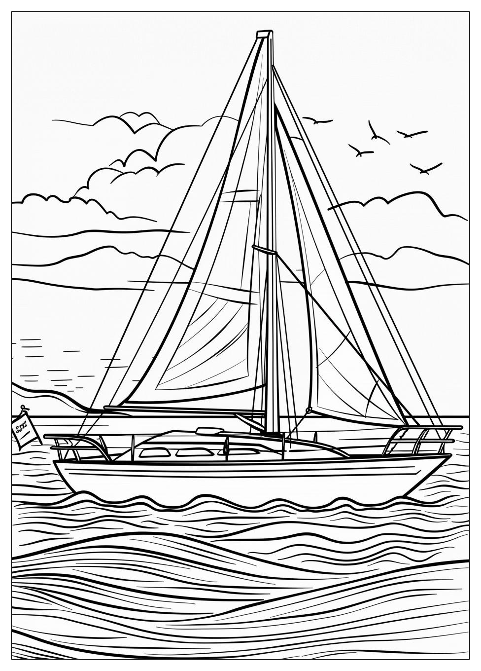 Boat Coloring Pages-2