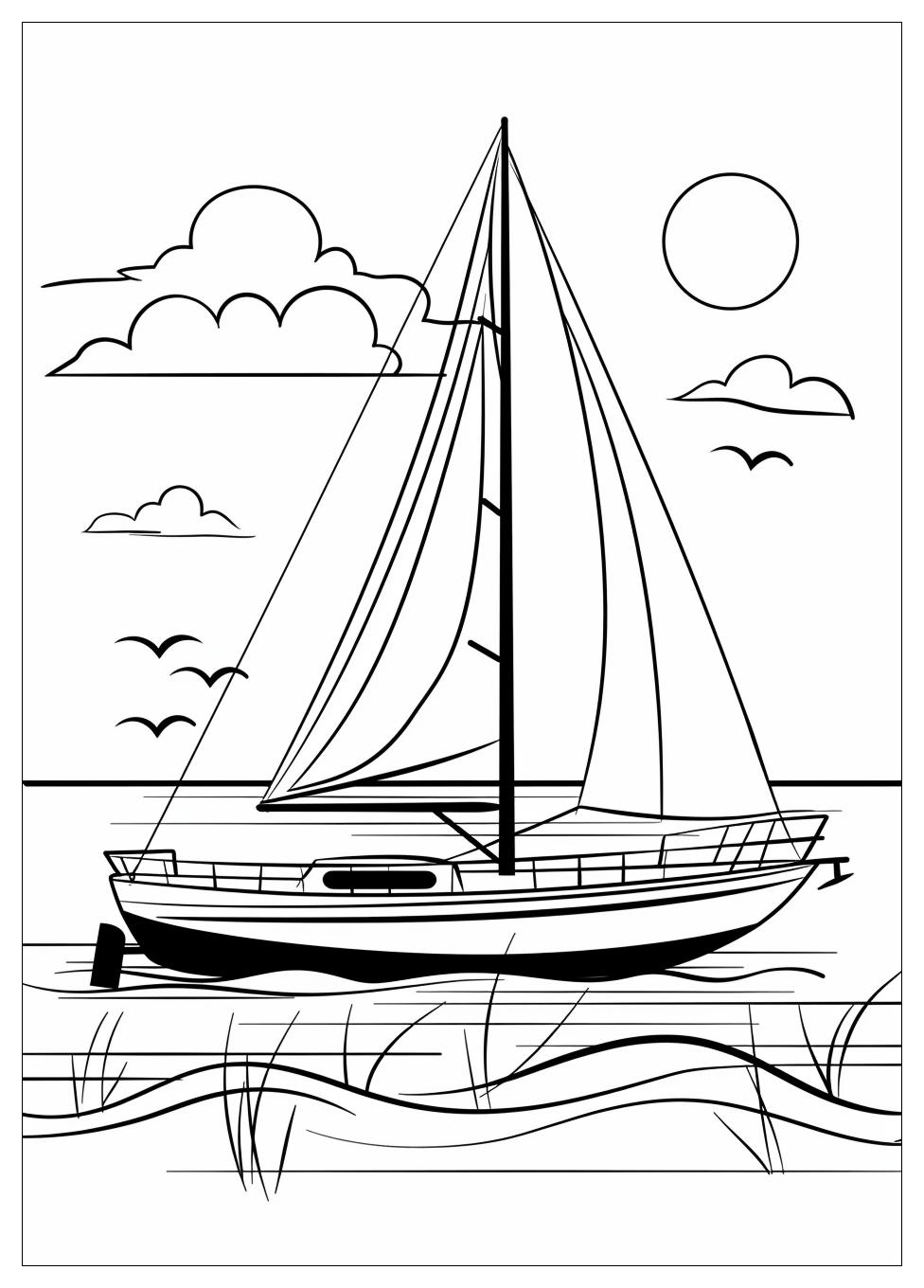 Boat Coloring Pages-3