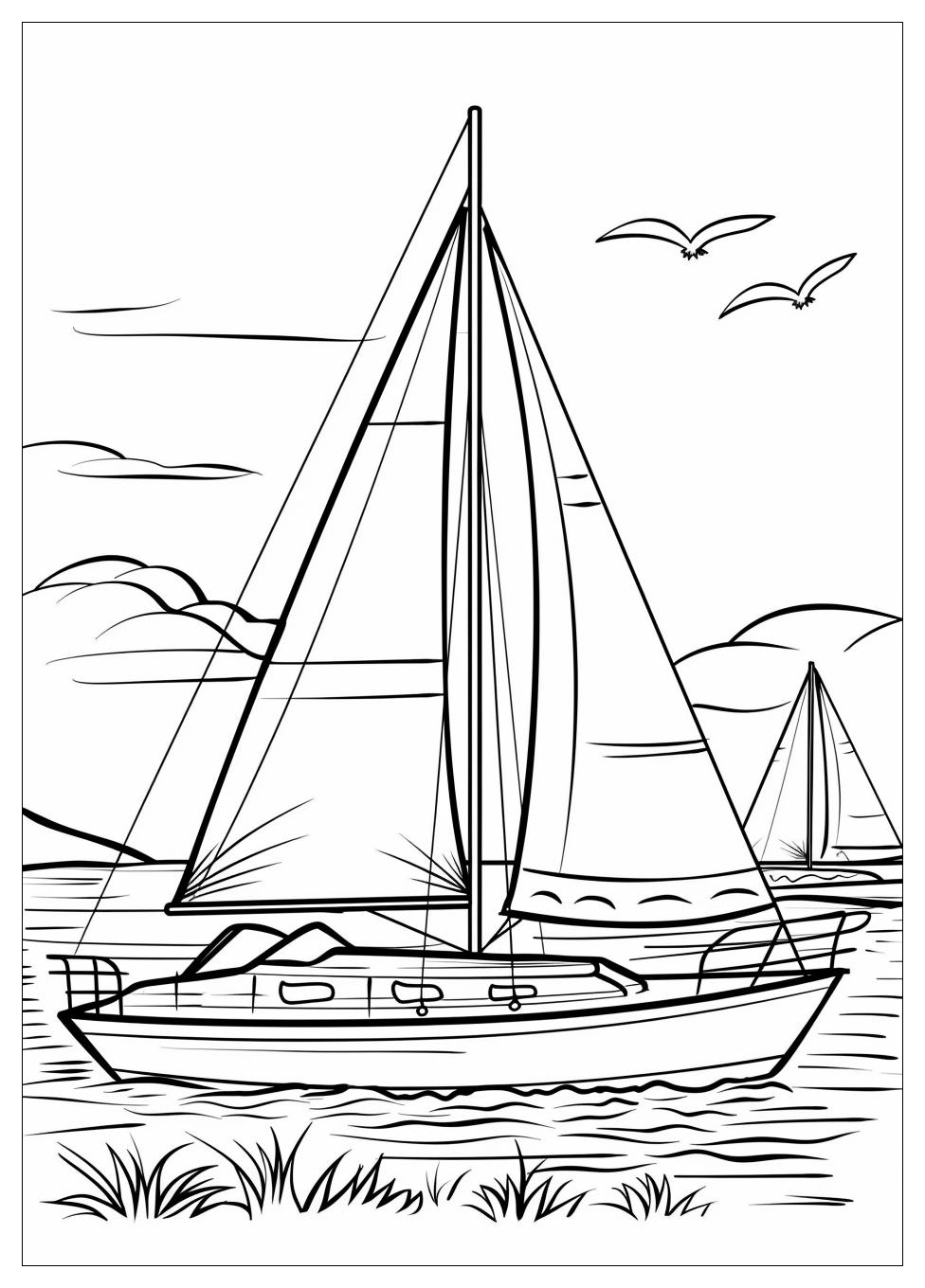 Boat Coloring Pages-4