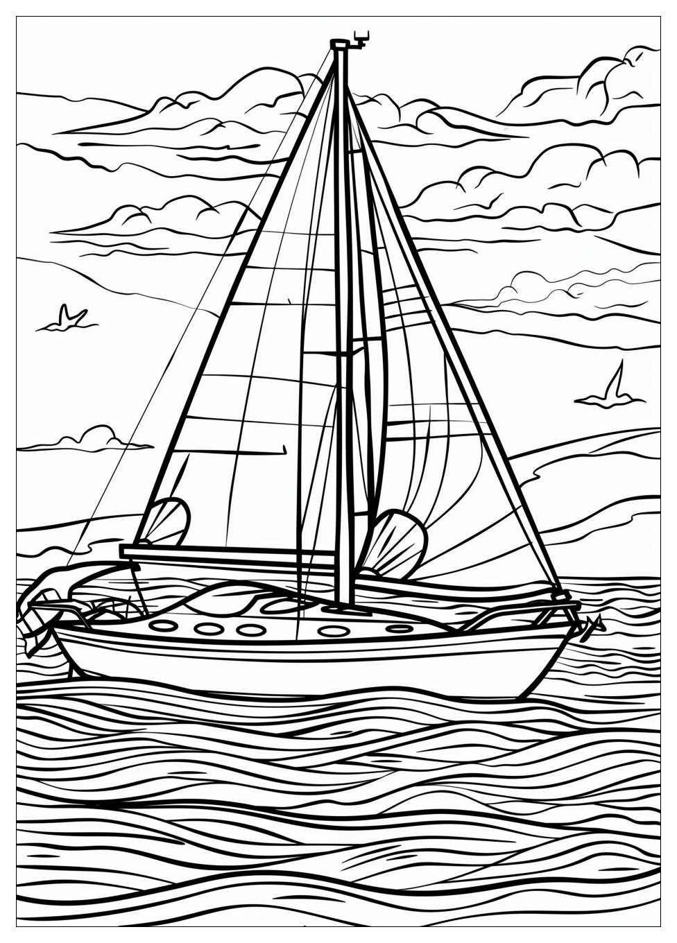 Boat Coloring Pages-5