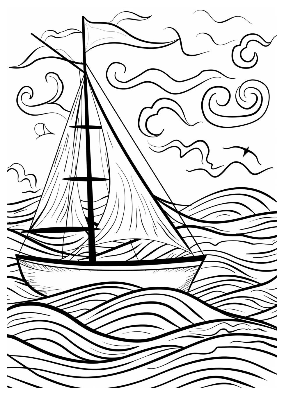 Boat Coloring Pages-6