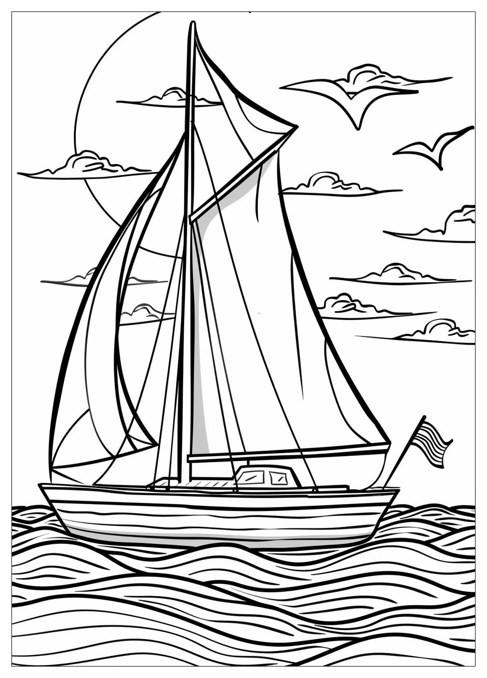 Boat Coloring Pages-7