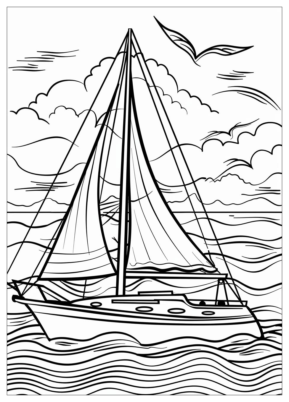 Boat Coloring Pages-8