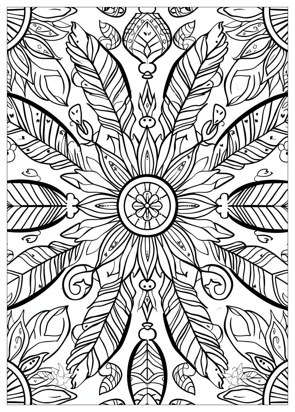 Boho Coloring Pages-4