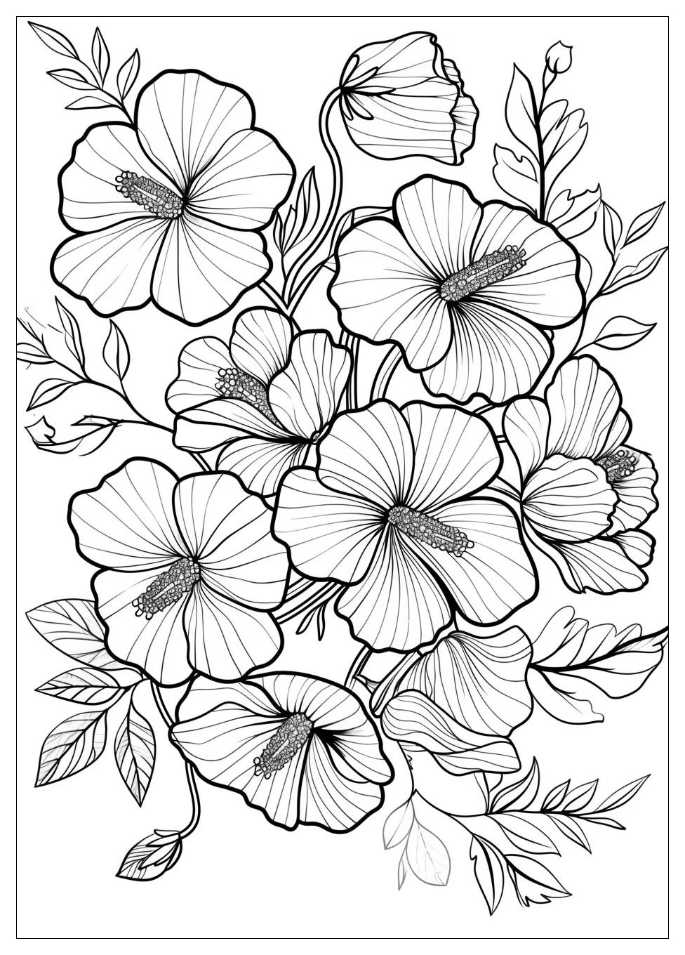 Bouquet Of Flowers Coloring Pages-15