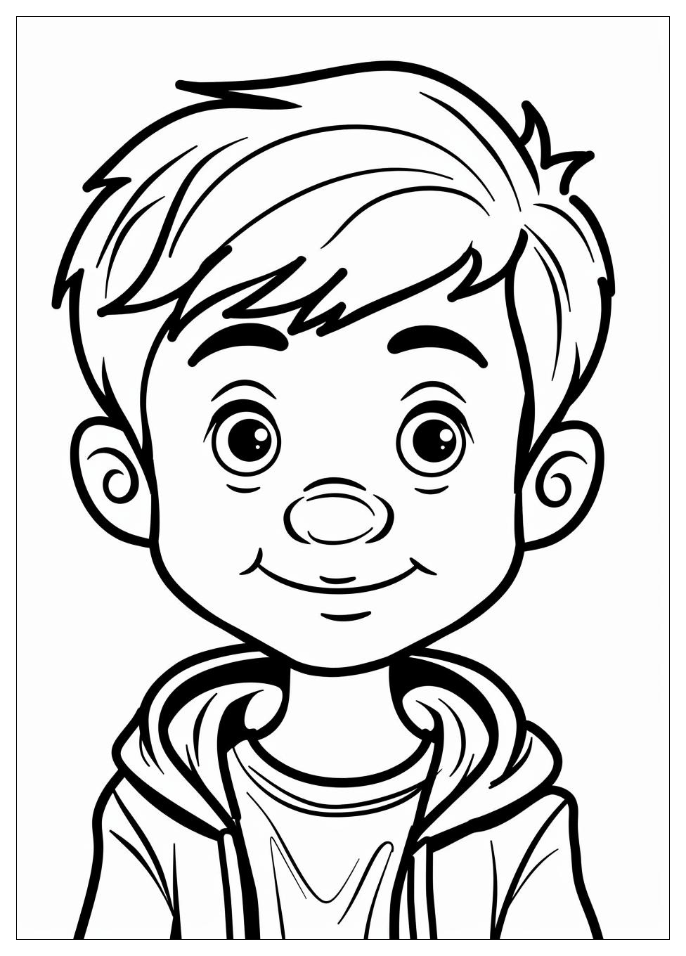 Boys Coloring Pages-10