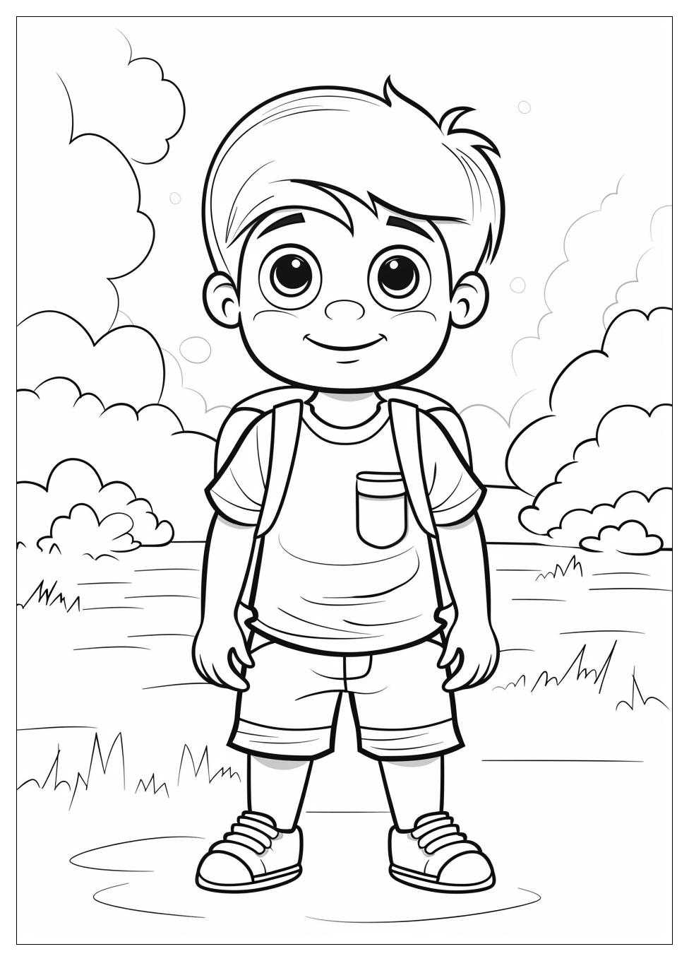 Boys Coloring Pages-11