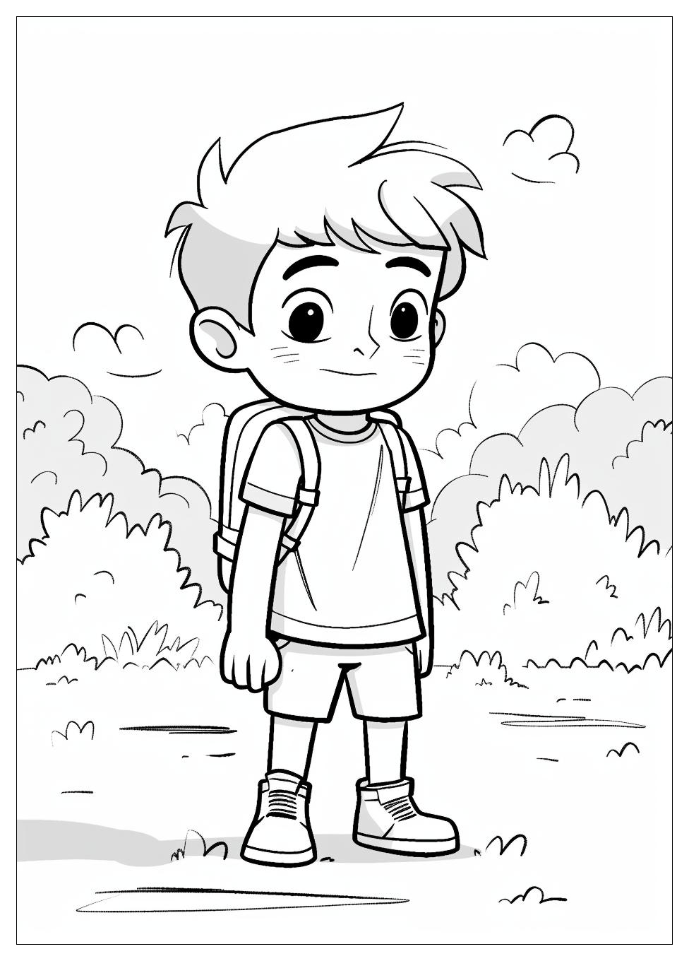 Boys Coloring Pages-3