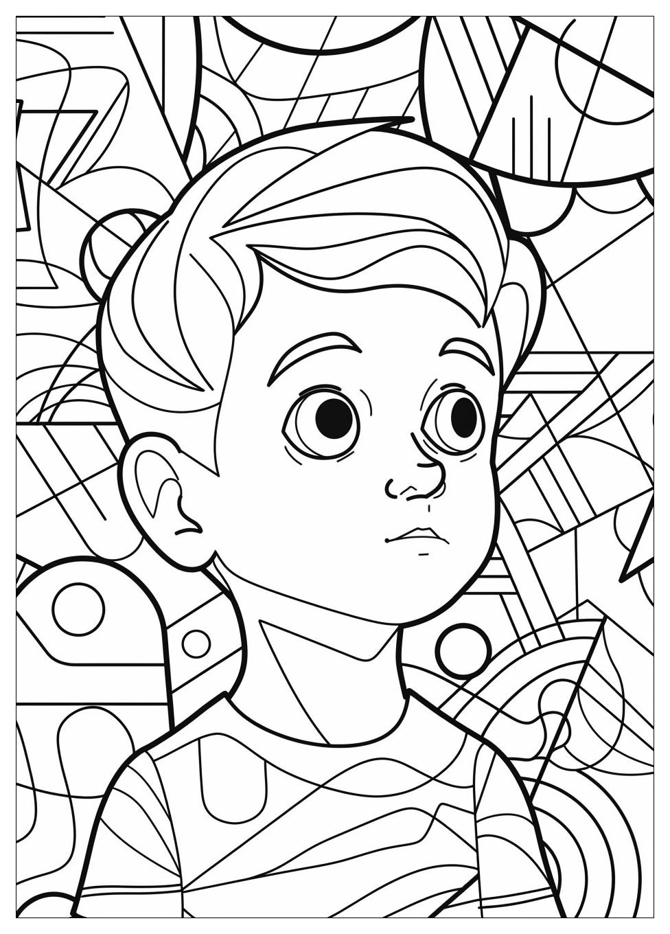 Boys Coloring Pages-4