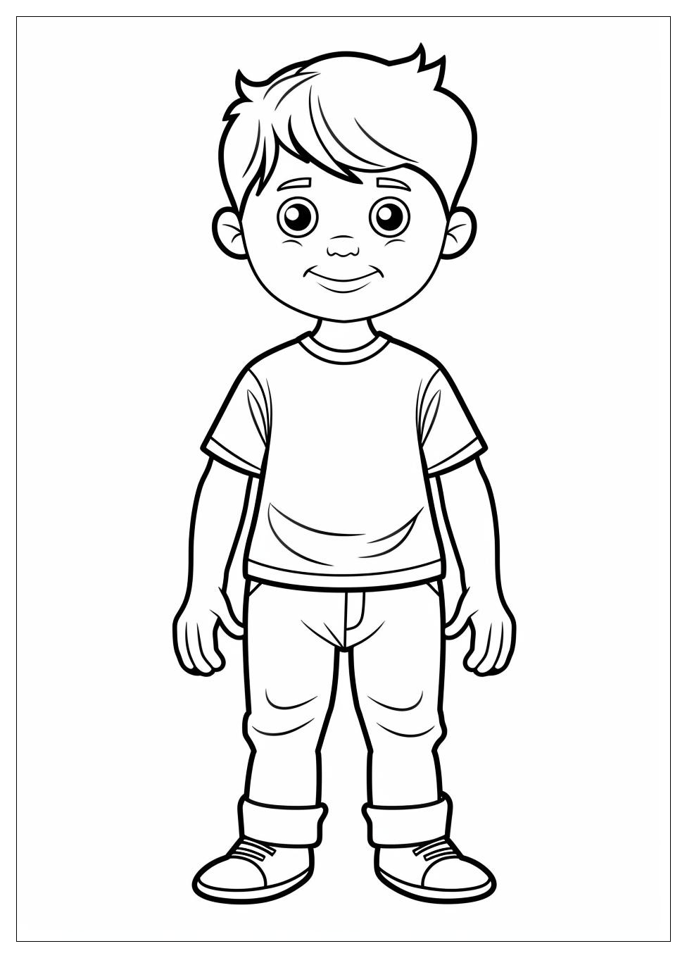 Boys Coloring Pages-6