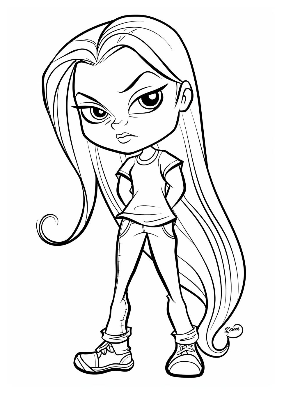 Bratz Coloring Pages-11