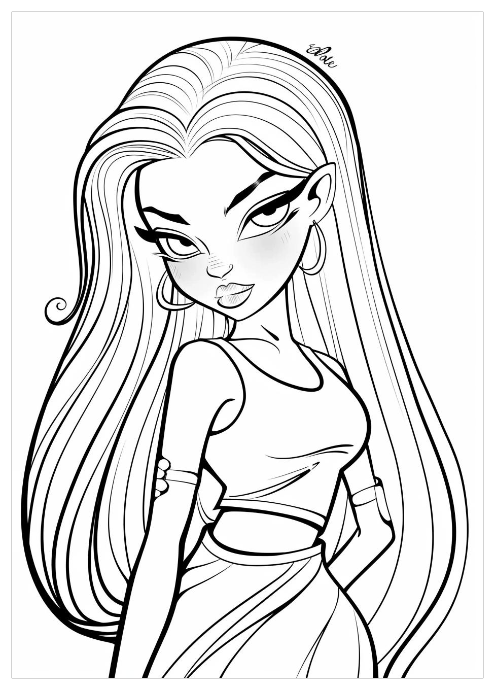 Bratz Coloring Pages-2