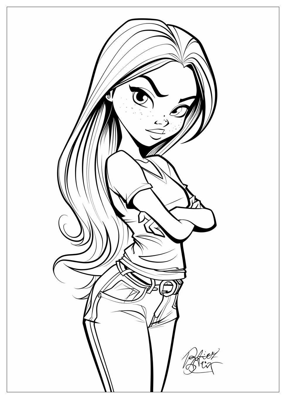 Bratz Coloring Pages-3