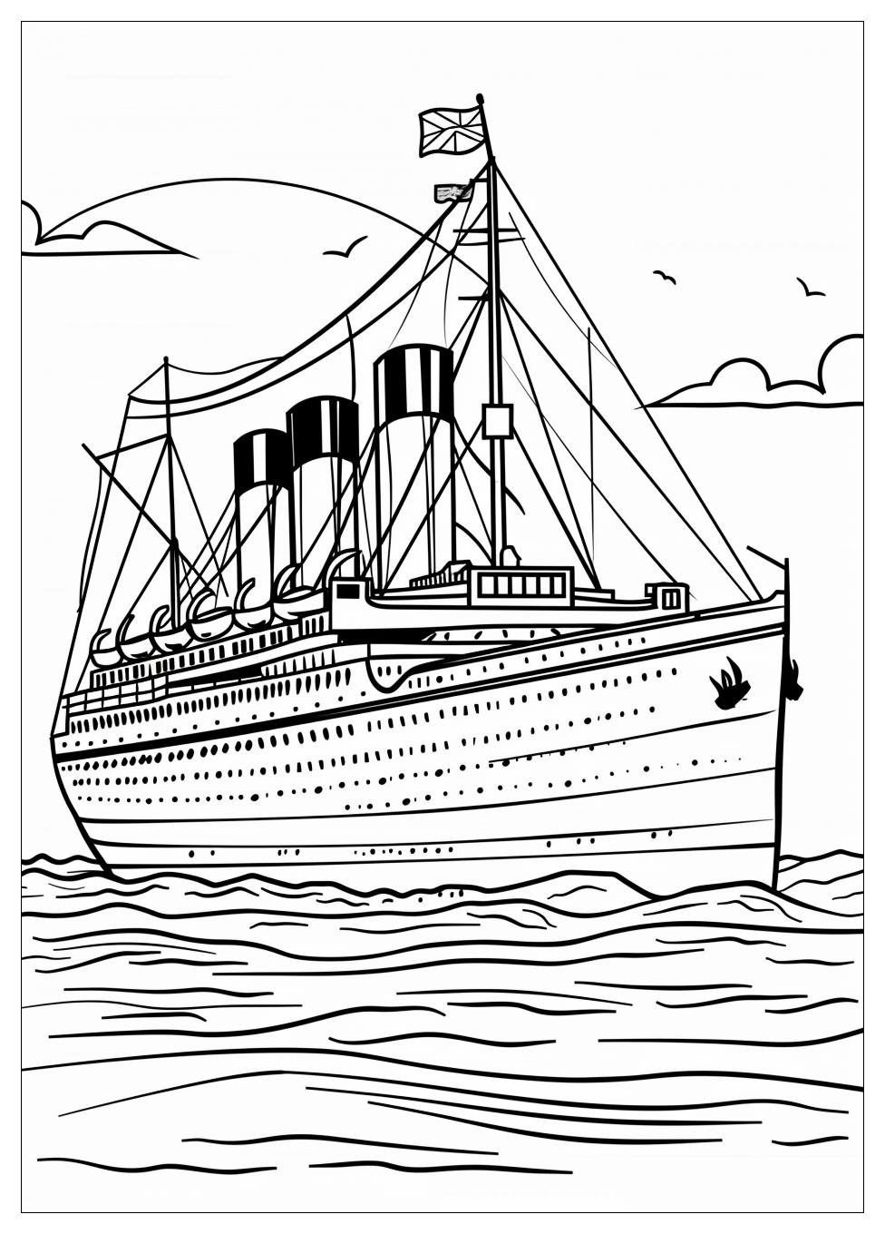 Britannic Coloring Pages-1