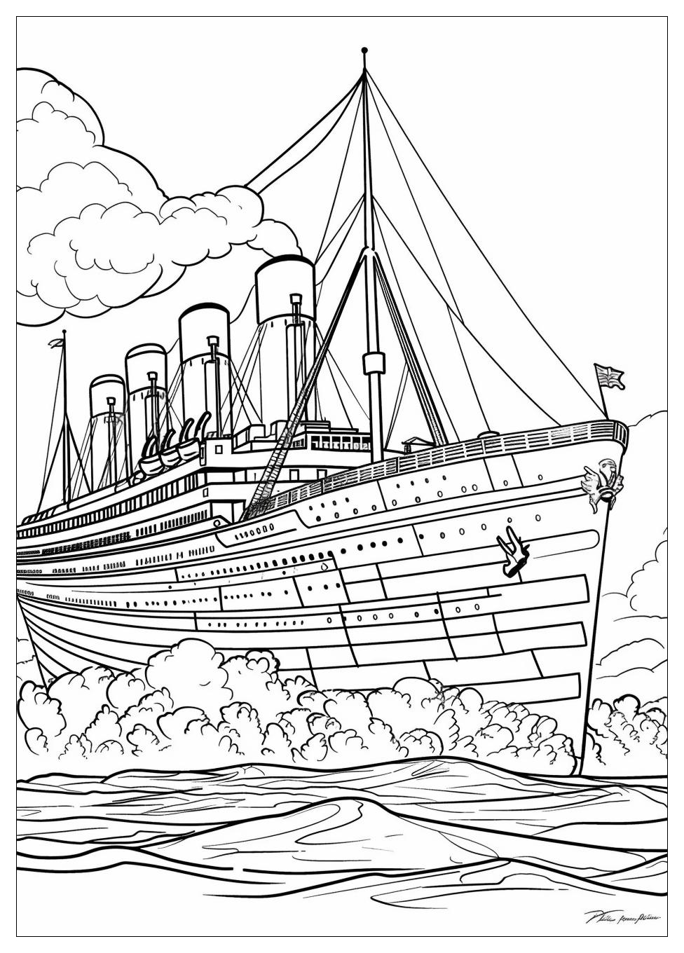 Britannic Coloring Pages-12