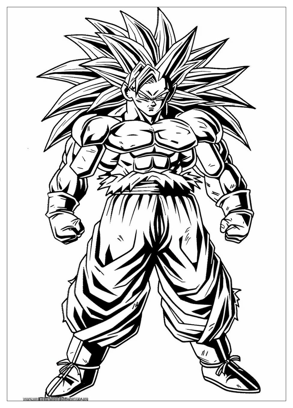 Broly Coloring Pages-1