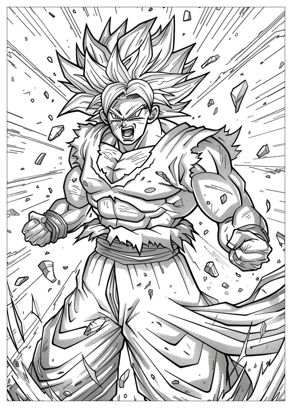 Broly Coloring Pages-10