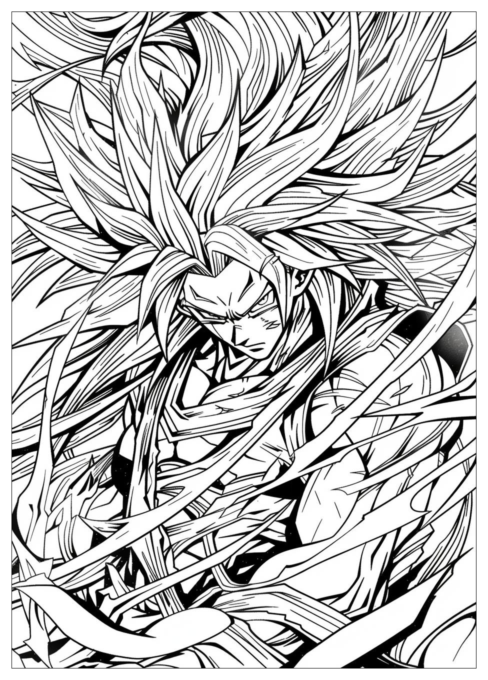 Broly Coloring Pages-13