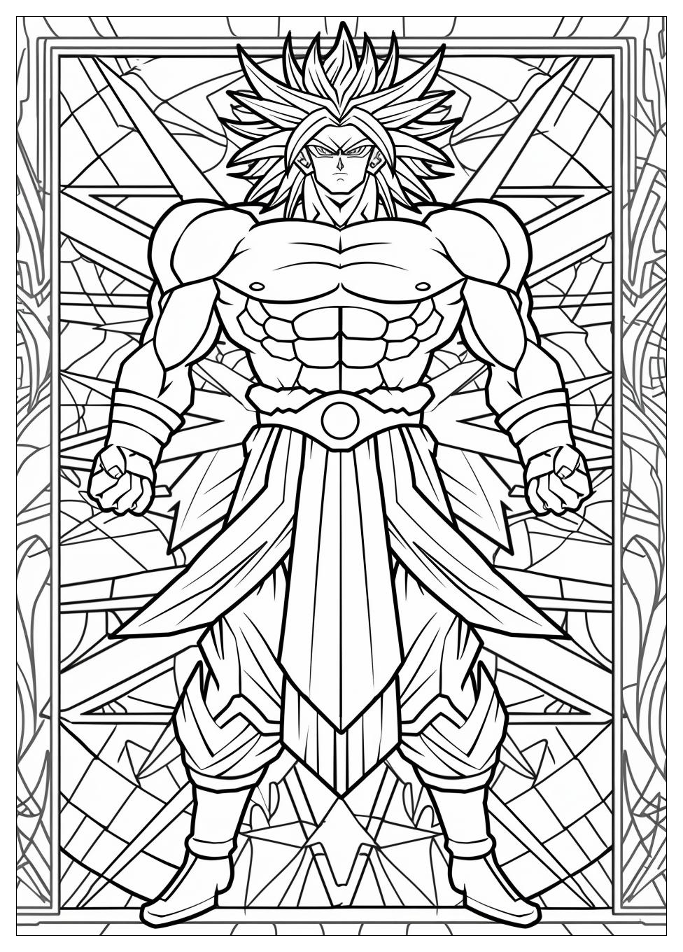 Broly Coloring Pages-15