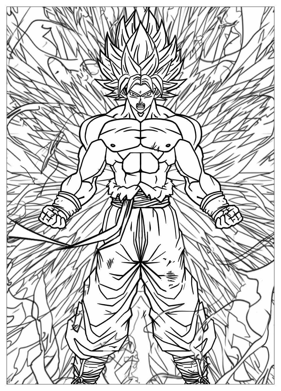 Broly Coloring Pages-18