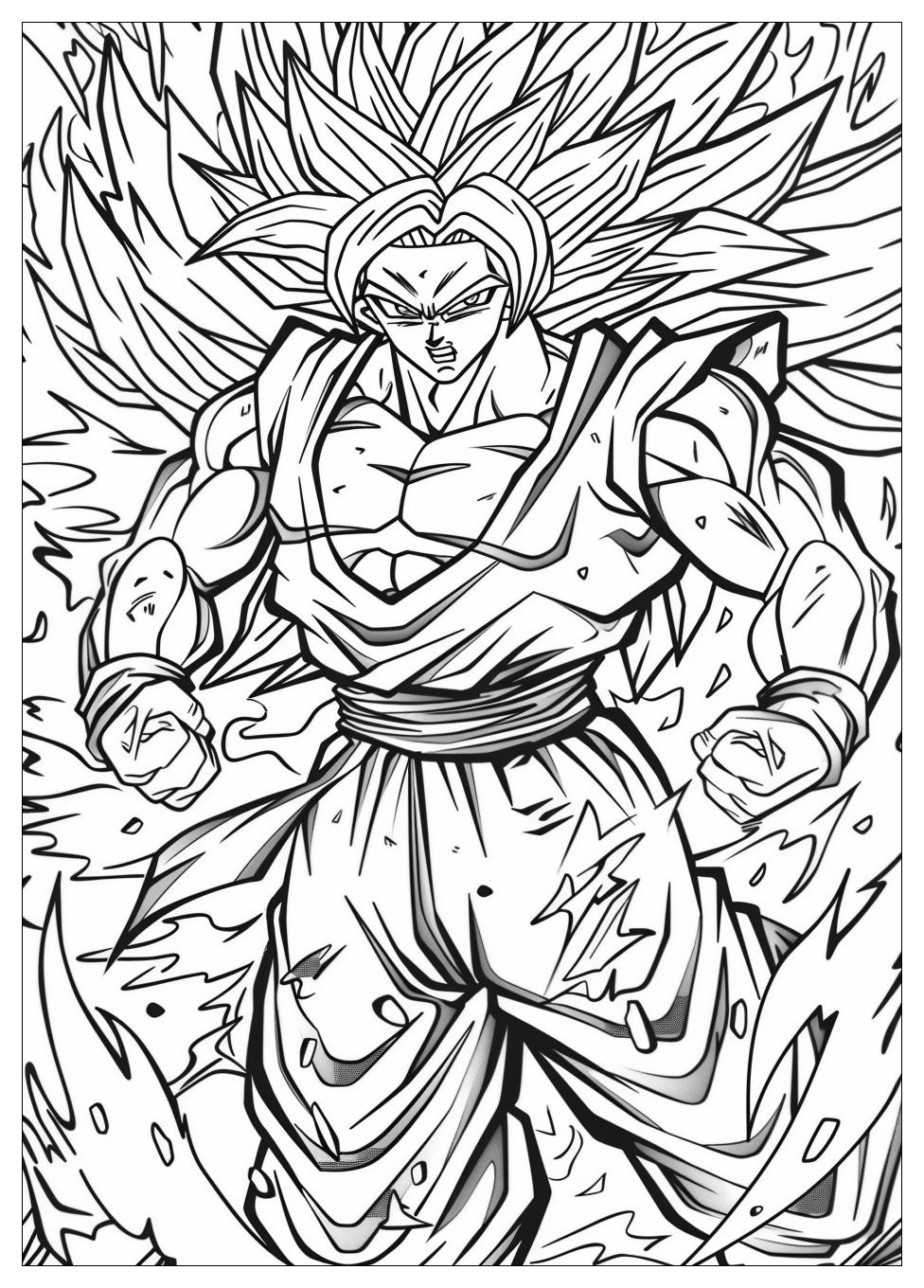 Broly Coloring Pages-2