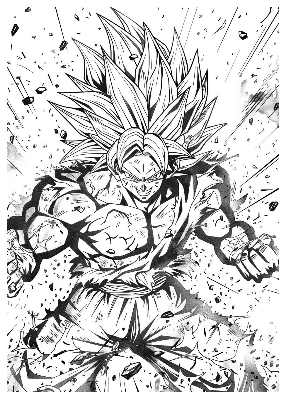 Broly Coloring Pages-3